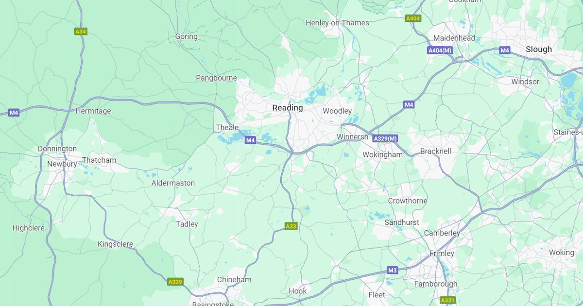 Map of Berkshire