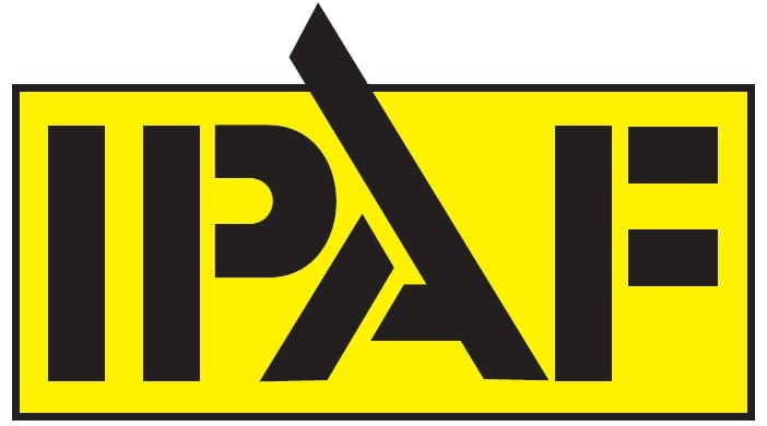 ipaf trained to work on elevated working platforms logo